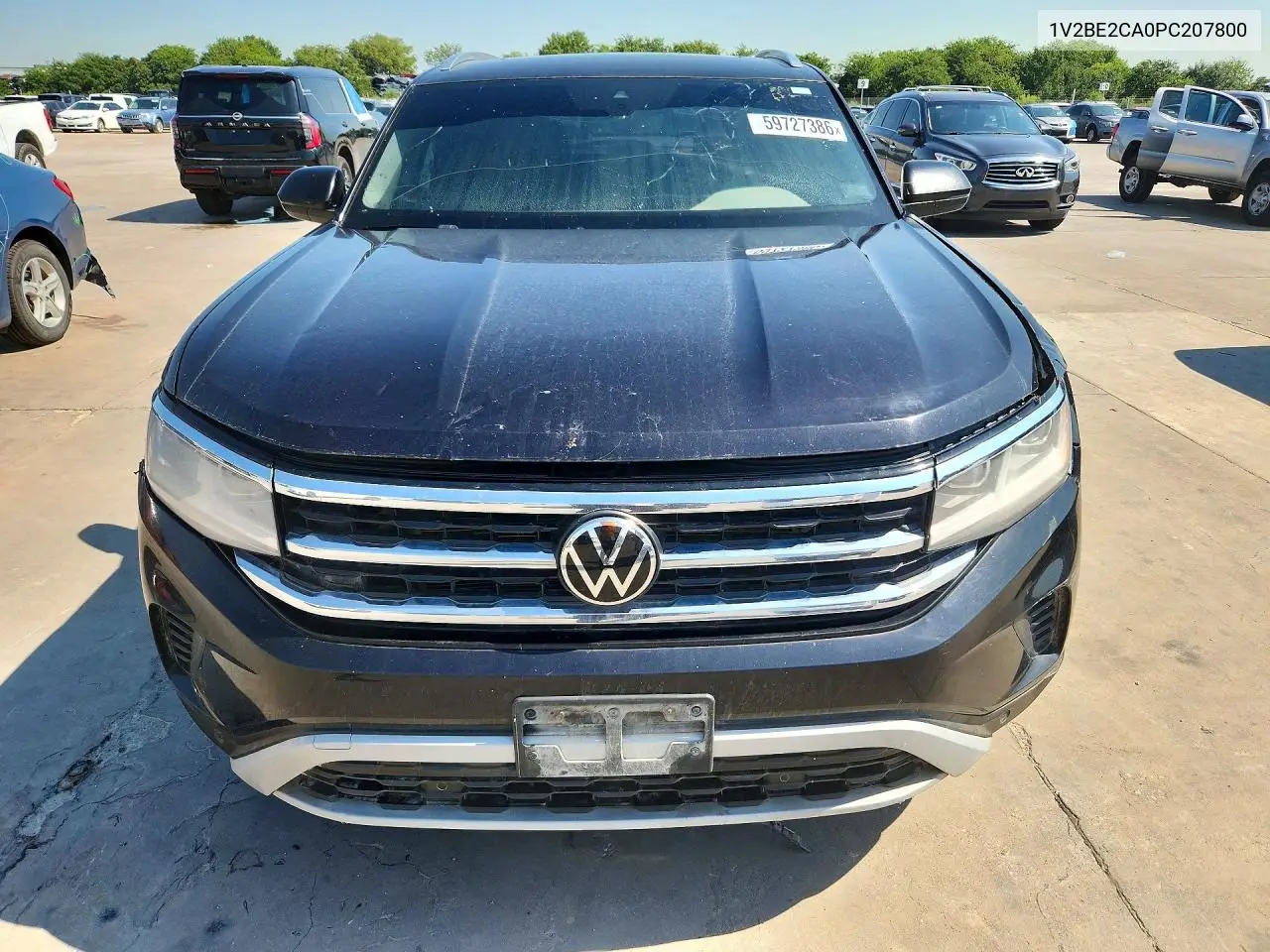 2023 Volkswagen Atlas Cross Sport Sel VIN: 1V2BE2CA0PC207800 Lot: 59727386