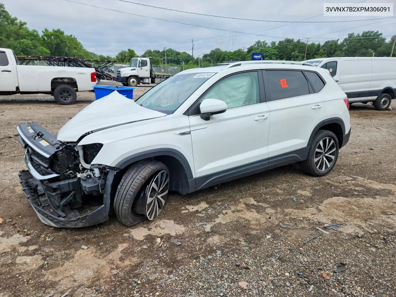 2023 Volkswagen Taos Se VIN: 3VVNX7B2XPM306091 Lot: 59844246