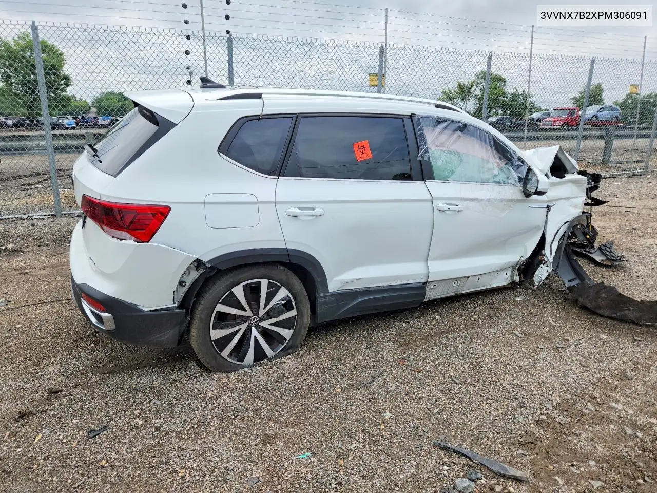 2023 Volkswagen Taos Se VIN: 3VVNX7B2XPM306091 Lot: 59844246