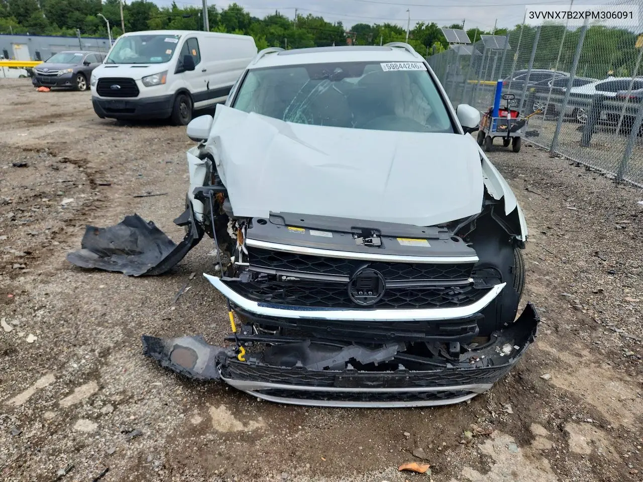 2023 Volkswagen Taos Se VIN: 3VVNX7B2XPM306091 Lot: 59844246