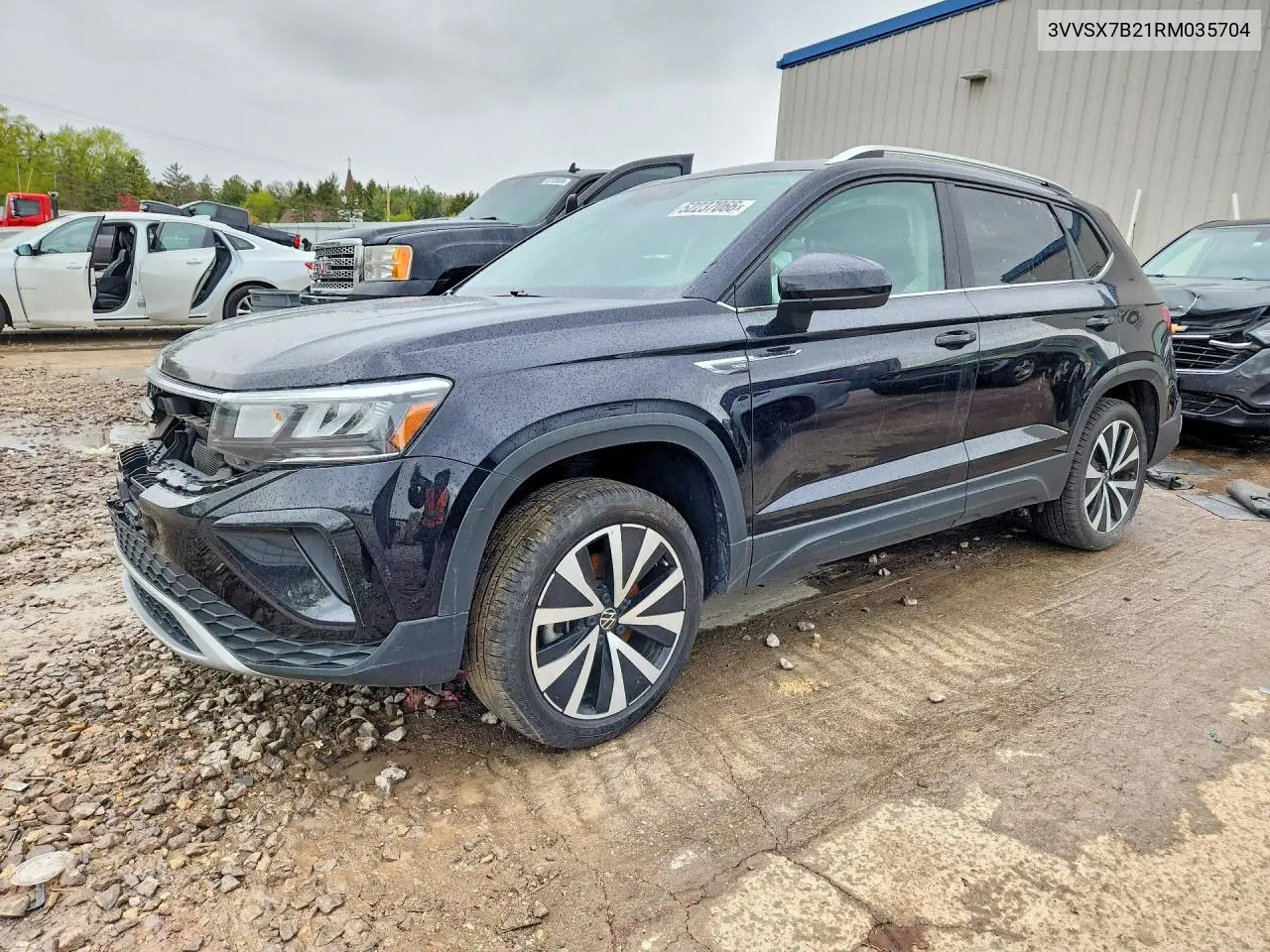 2024 Volkswagen Taos Se VIN: 3VVSX7B21RM035704 Lot: 52237066