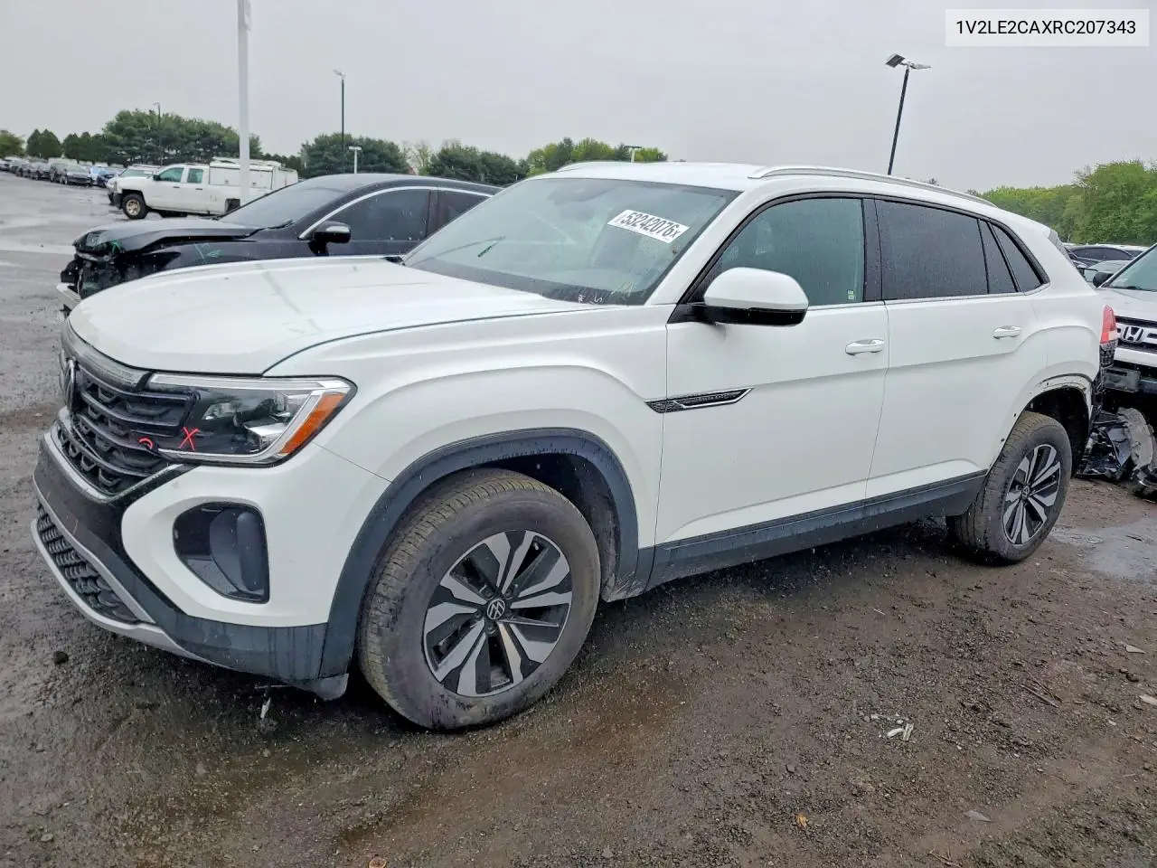2024 Volkswagen Atlas Cross Sport Se VIN: 1V2LE2CAXRC207343 Lot: 53242076