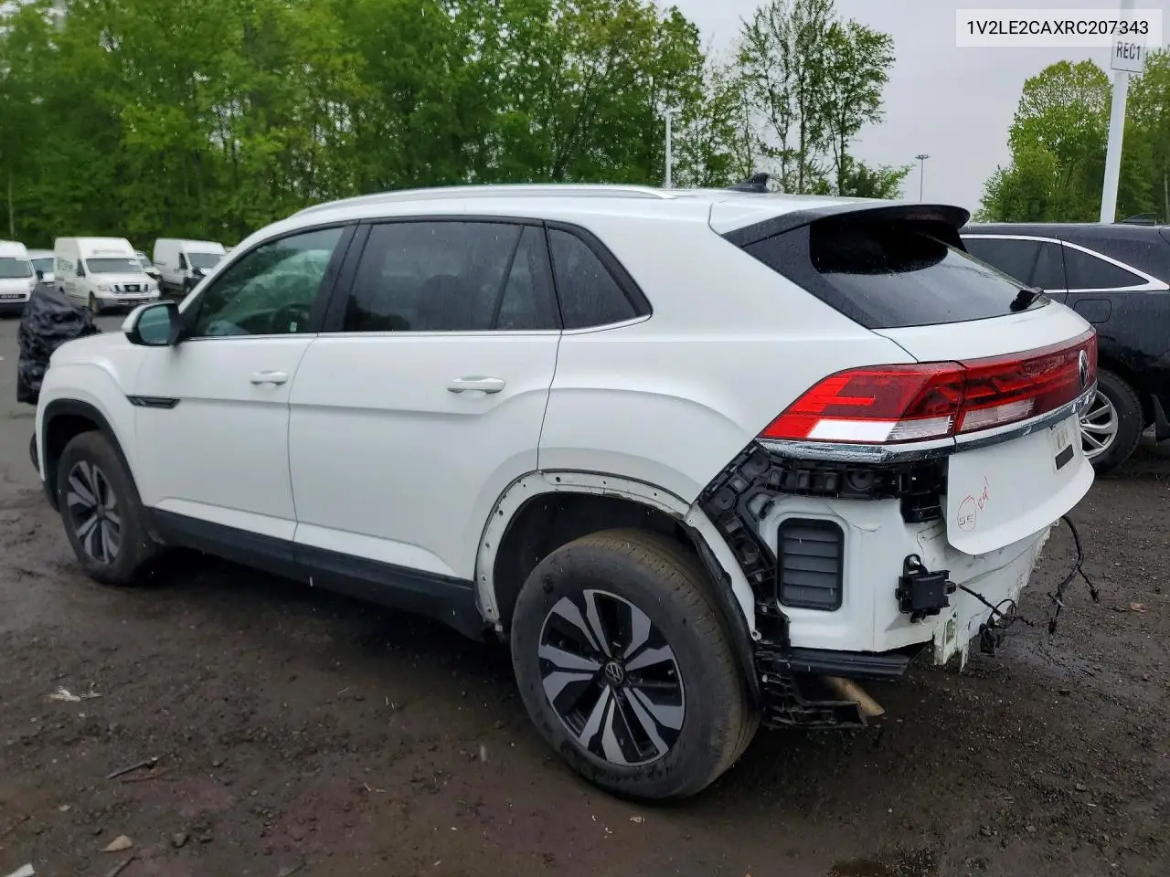 2024 Volkswagen Atlas Cross Sport Se VIN: 1V2LE2CAXRC207343 Lot: 53242076
