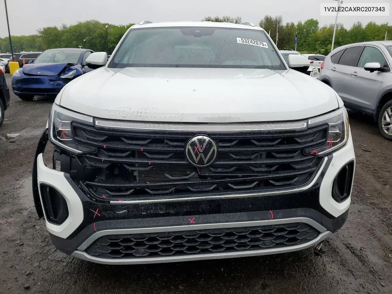 2024 Volkswagen Atlas Cross Sport Se VIN: 1V2LE2CAXRC207343 Lot: 53242076