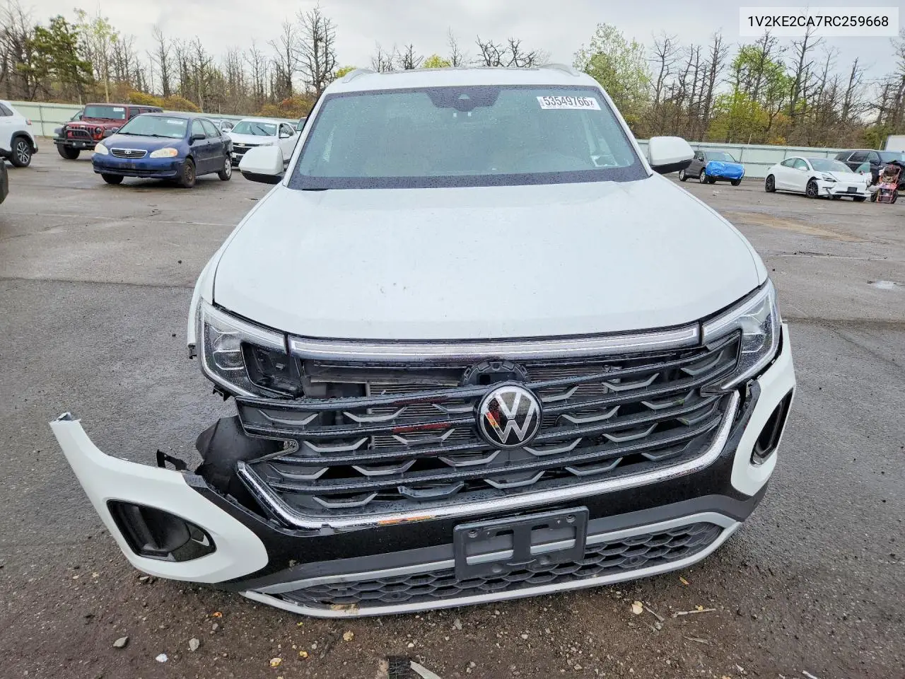 2024 Volkswagen Atlas Cross Sport Se VIN: 1V2KE2CA7RC259668 Lot: 53549766