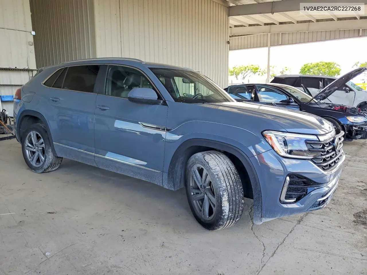 2024 Volkswagen Atlas Cross Sport Sel R-Line VIN: 1V2AE2CA2RC227268 Lot: 53647376