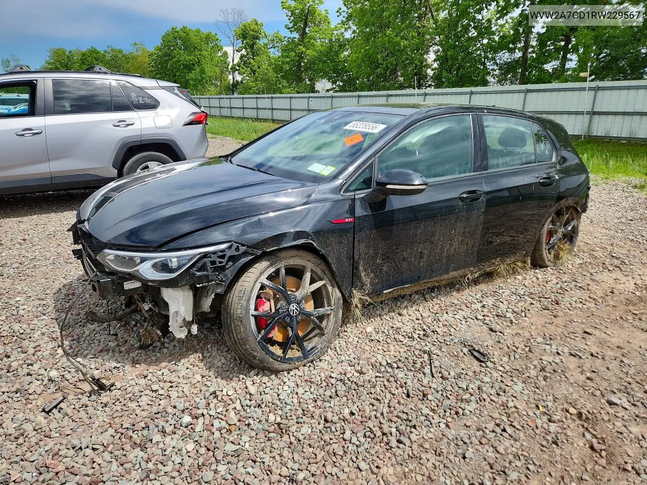 2024 Volkswagen Gti Se VIN: WVW2A7CD1RW229567 Lot: 55228556