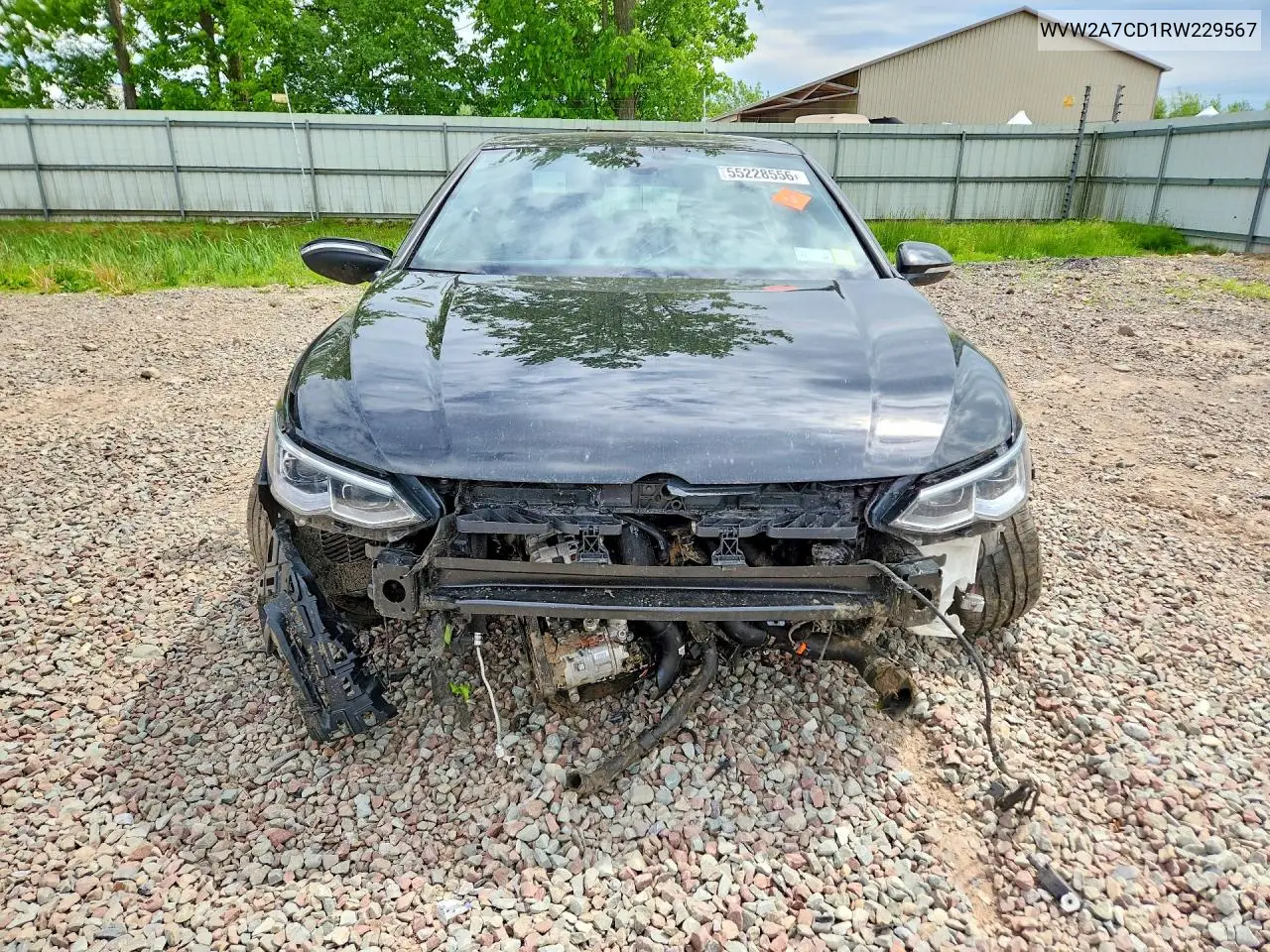 2024 Volkswagen Gti Se VIN: WVW2A7CD1RW229567 Lot: 55228556