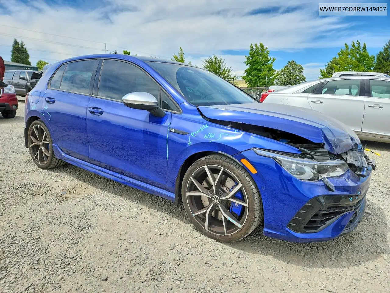 2024 Volkswagen Golf R Black Edition VIN: WVWEB7CD8RW149807 Lot: 56186276