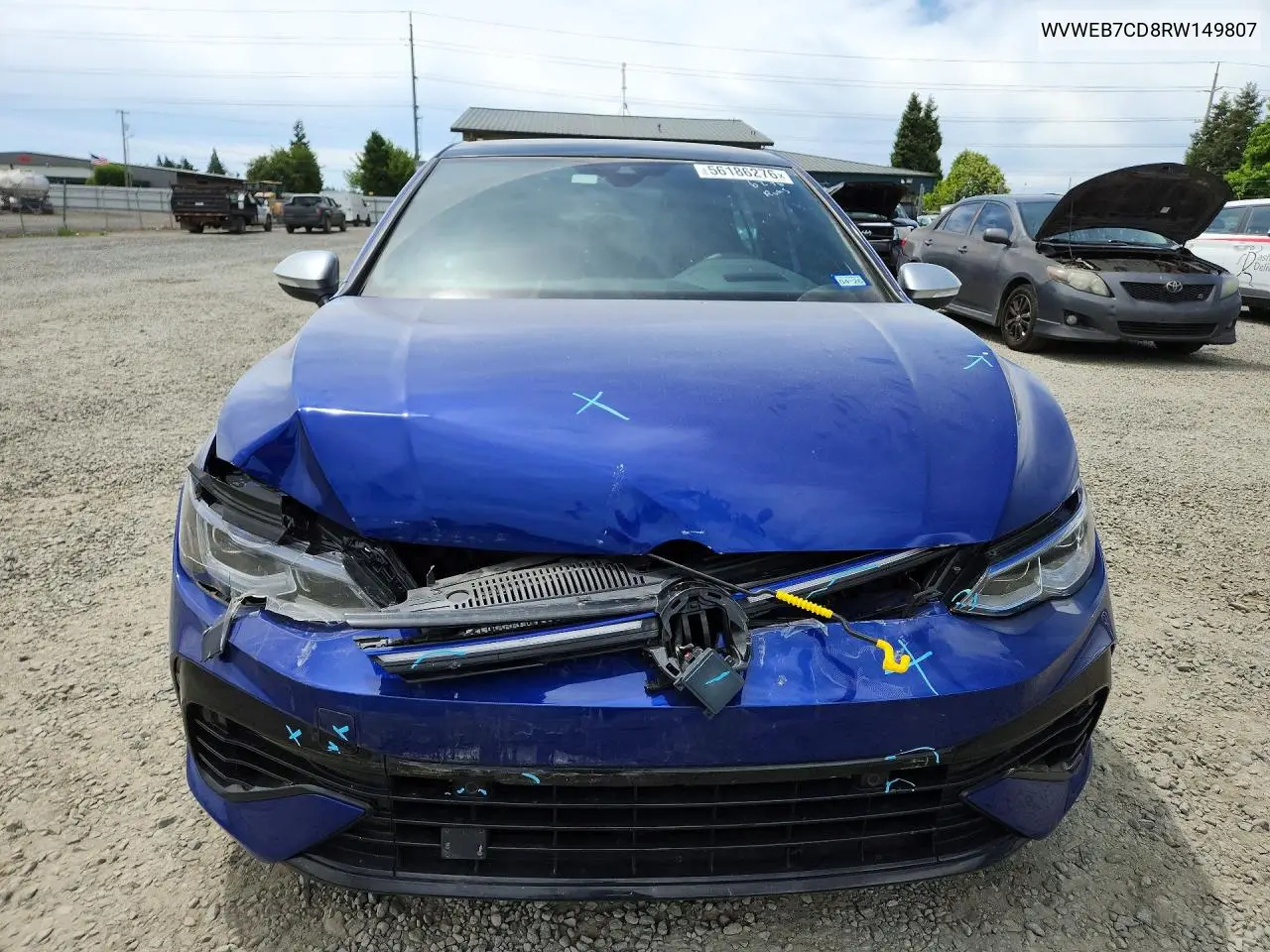 2024 Volkswagen Golf R Black Edition VIN: WVWEB7CD8RW149807 Lot: 56186276