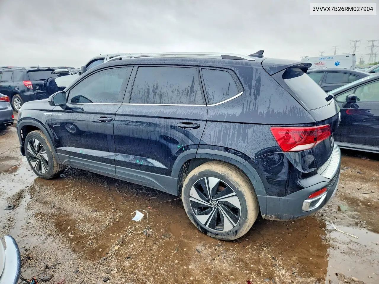 2024 Volkswagen Taos Se VIN: 3VVVX7B26RM027904 Lot: 56365186