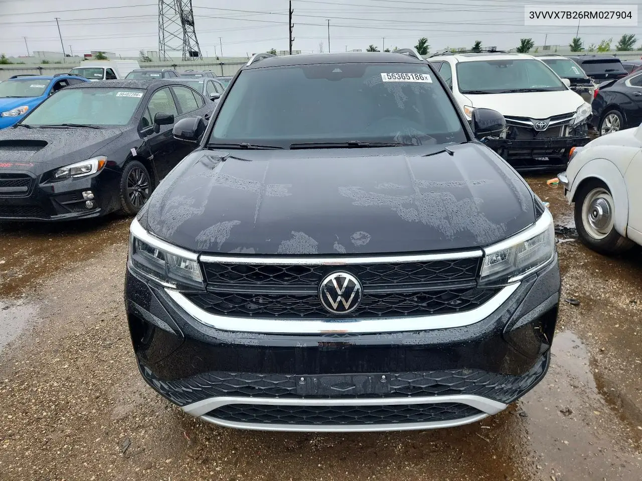 2024 Volkswagen Taos Se VIN: 3VVVX7B26RM027904 Lot: 56365186