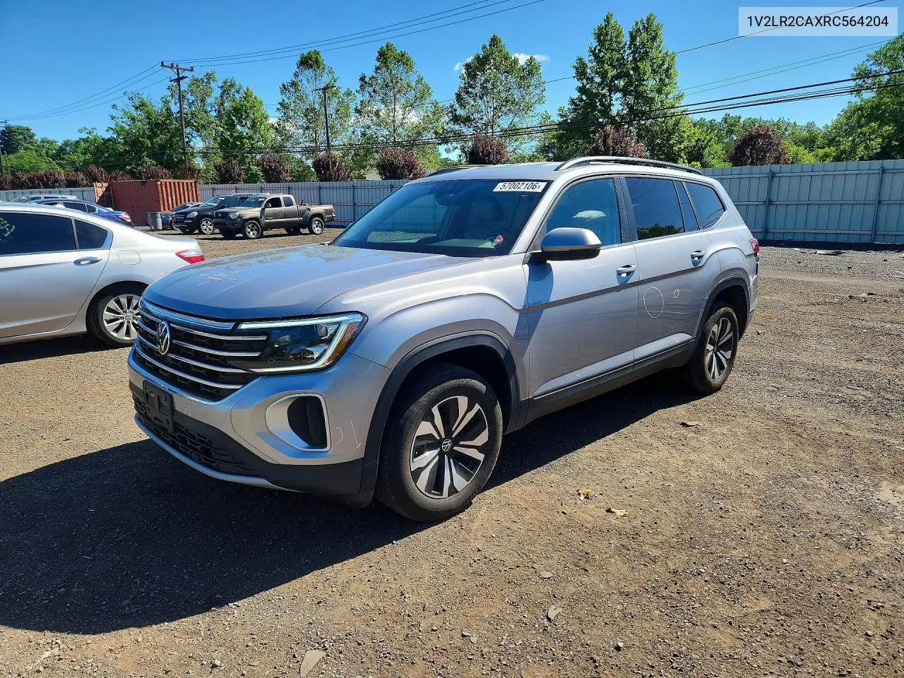 2024 Volkswagen Atlas Se VIN: 1V2LR2CAXRC564204 Lot: 57002106