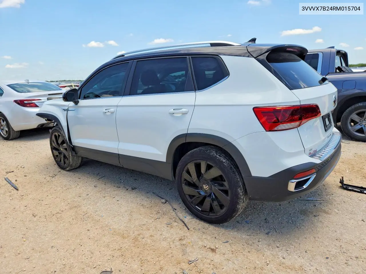 2024 Volkswagen Taos Se VIN: 3VVVX7B24RM015704 Lot: 57225256