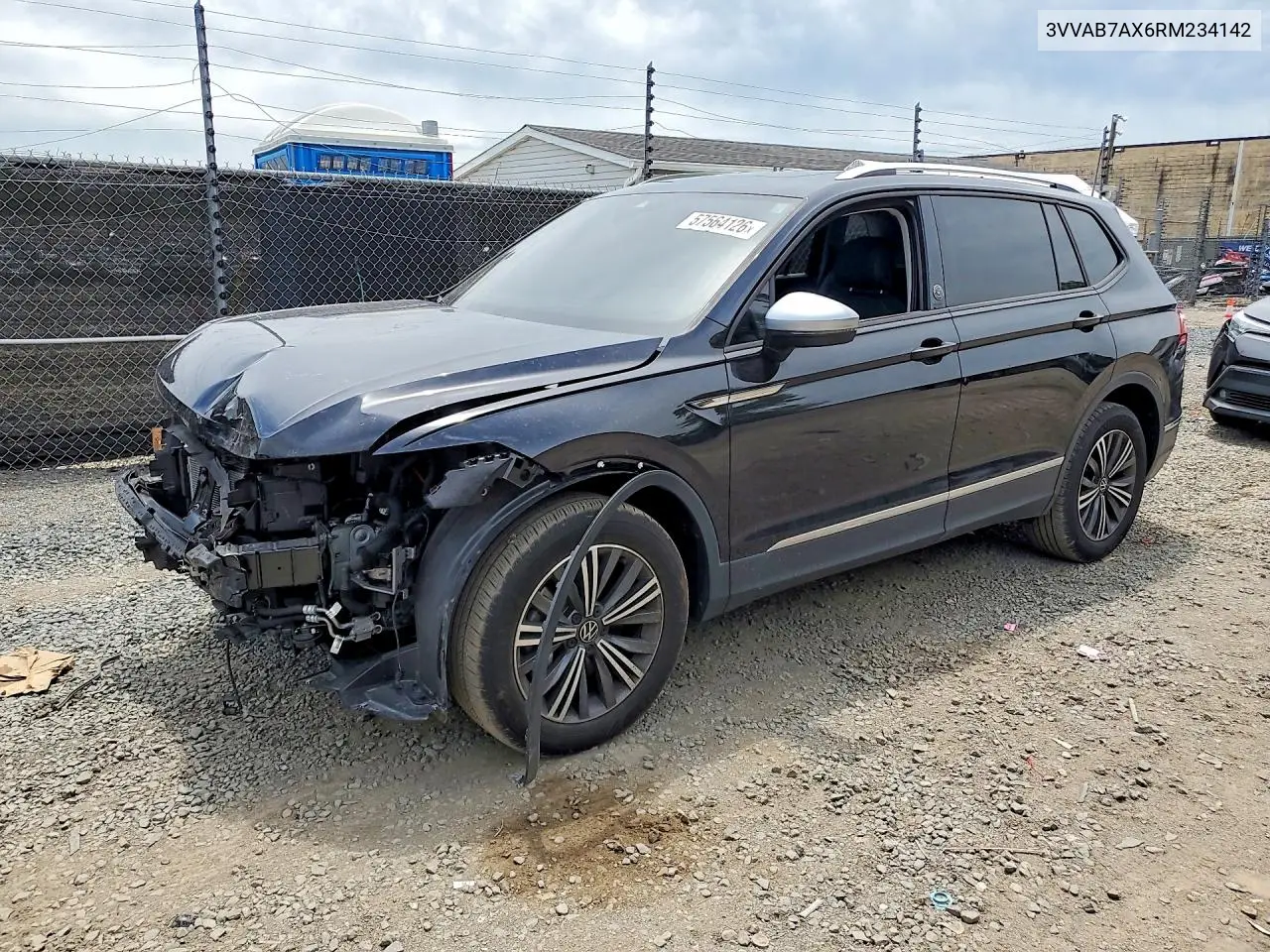 2024 Volkswagen Tiguan Wolfsburg VIN: 3VVAB7AX6RM234142 Lot: 57564126