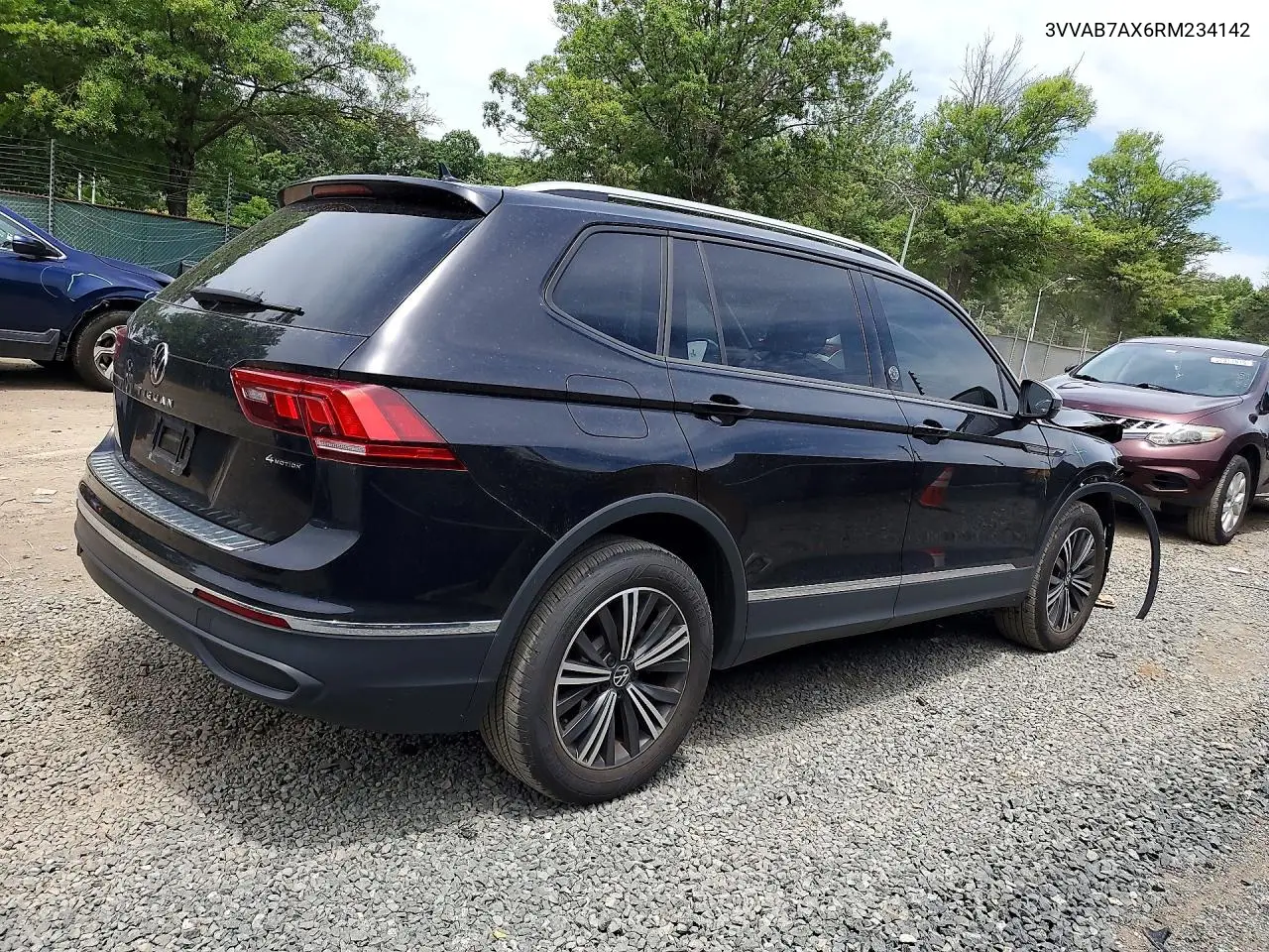 2024 Volkswagen Tiguan Wolfsburg VIN: 3VVAB7AX6RM234142 Lot: 57564126