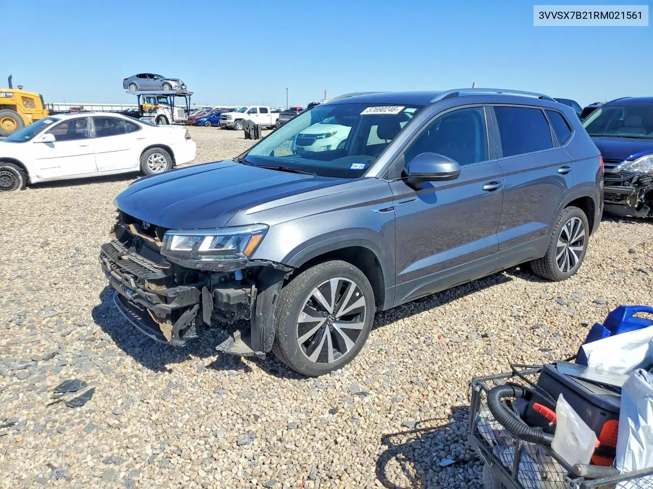 2024 Volkswagen Taos Se VIN: 3VVSX7B21RM021561 Lot: 57690246