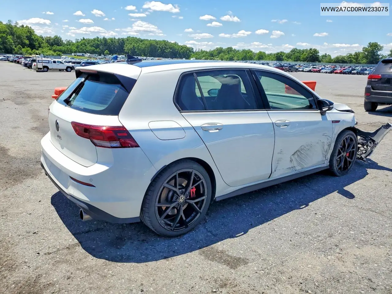 2024 Volkswagen Gti Se VIN: WVW2A7CD0RW233075 Lot: 58045496