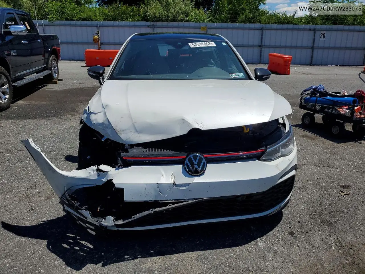 2024 Volkswagen Gti Se VIN: WVW2A7CD0RW233075 Lot: 58045496