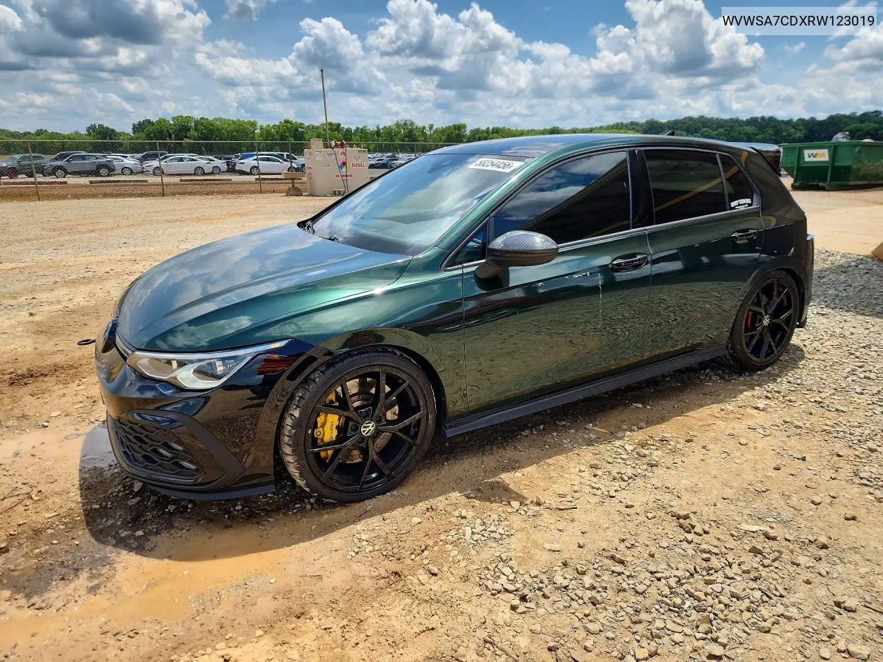 2024 Volkswagen Gti Se VIN: WVWSA7CDXRW123019 Lot: 58254456