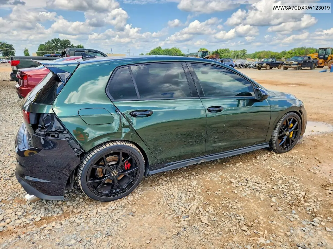 2024 Volkswagen Gti Se VIN: WVWSA7CDXRW123019 Lot: 58254456