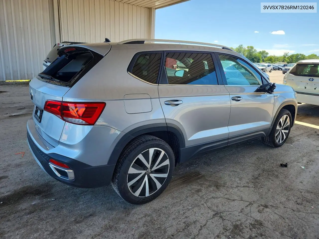2024 Volkswagen Taos Se VIN: 3VVSX7B26RM120246 Lot: 58376186