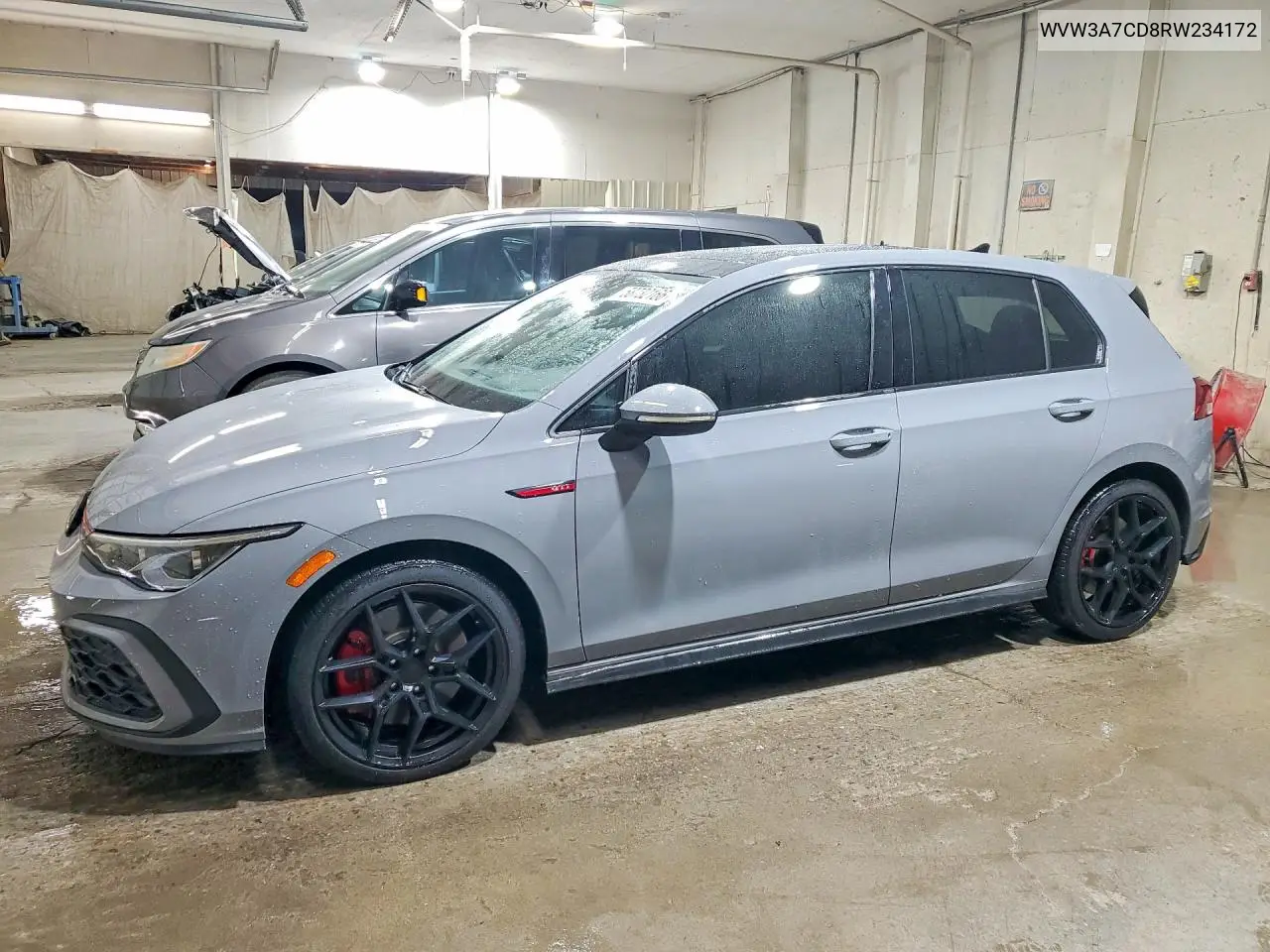 2024 Volkswagen Gti Se VIN: WVW3A7CD8RW234172 Lot: 58732166