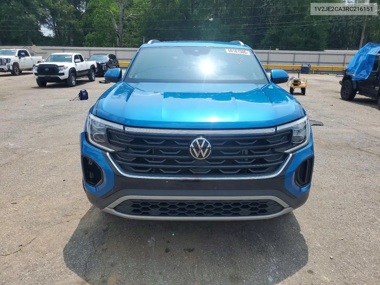 2024 Volkswagen Atlas Cross Sport Se VIN: 1V2JE2CA3RC216151 Lot: 59181506