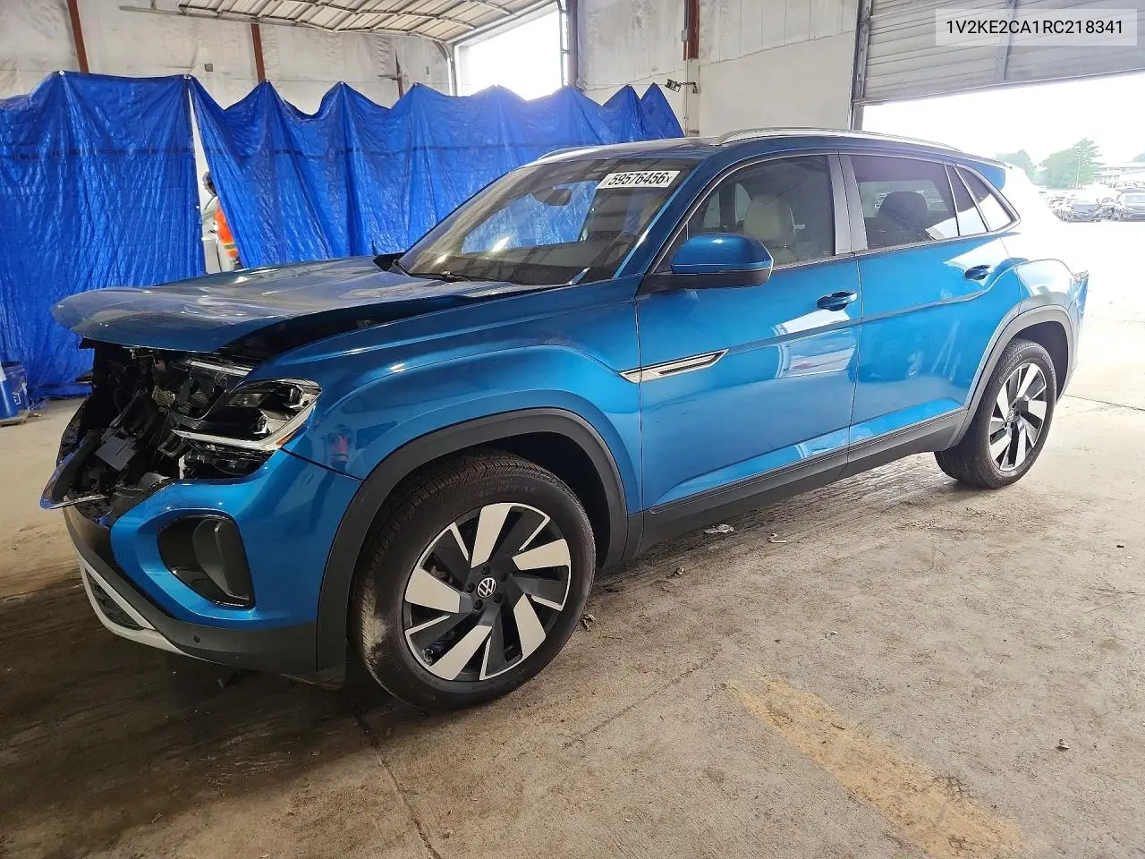 2024 Volkswagen Atlas Cross Sport Se VIN: 1V2KE2CA1RC218341 Lot: 59576456