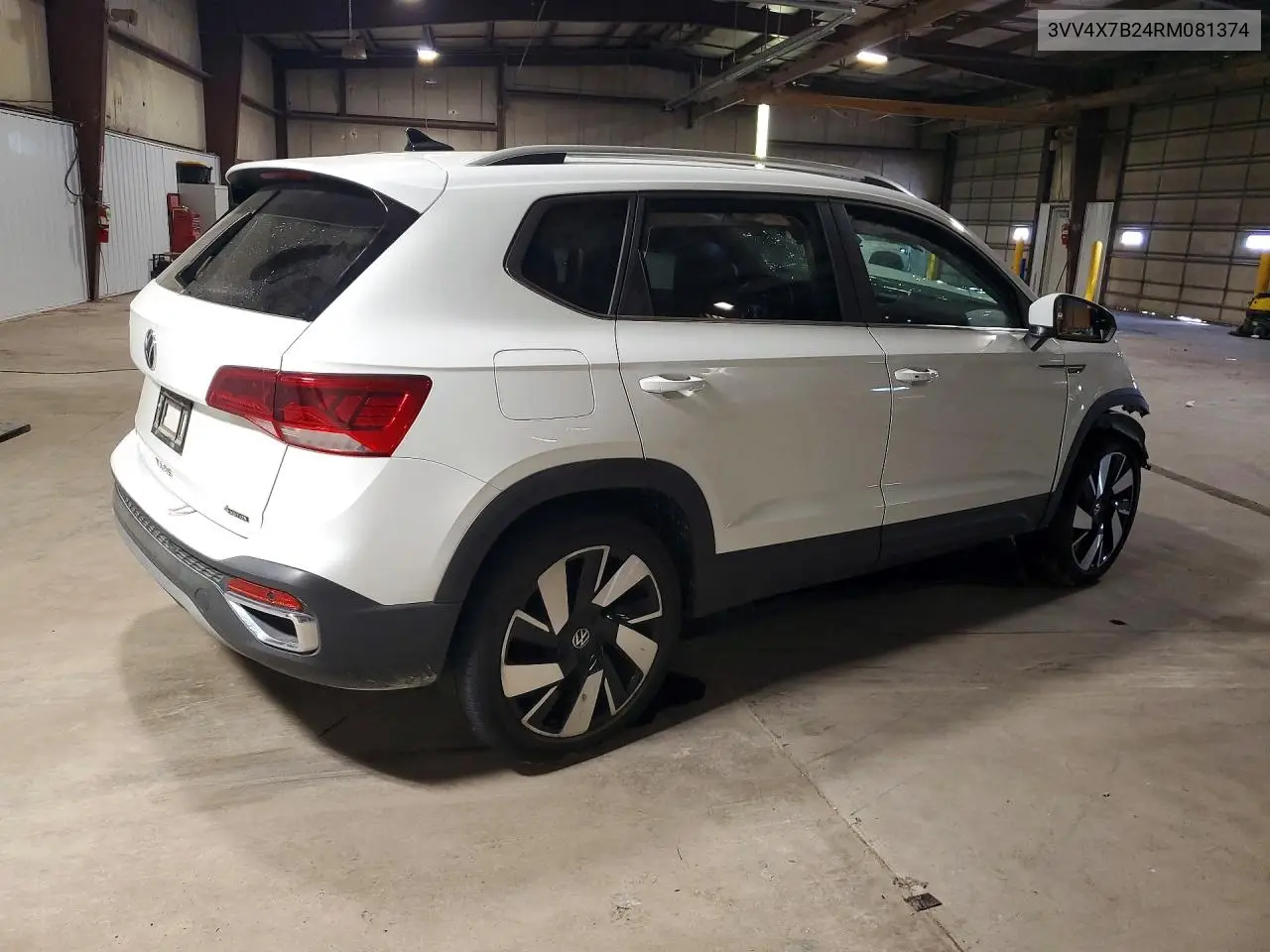 2024 Volkswagen Taos Sel VIN: 3VV4X7B24RM081374 Lot: 59652596