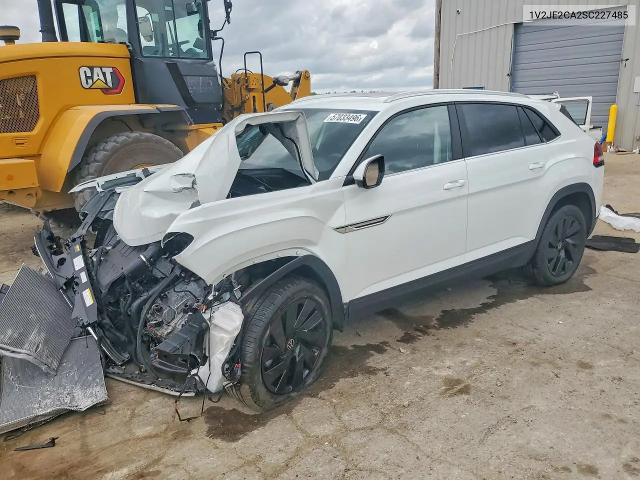 2025 Volkswagen Atlas Cross Sport Se VIN: 1V2JE2CA2SC227485 Lot: 57033496