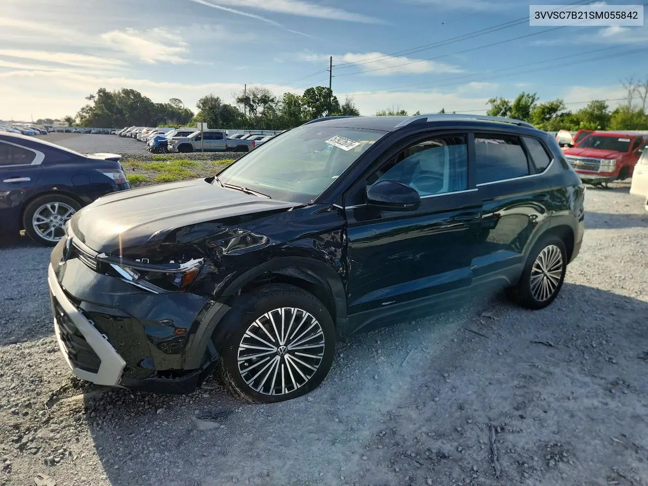 2025 Volkswagen Taos Se VIN: 3VVSC7B21SM055842 Lot: 57922676