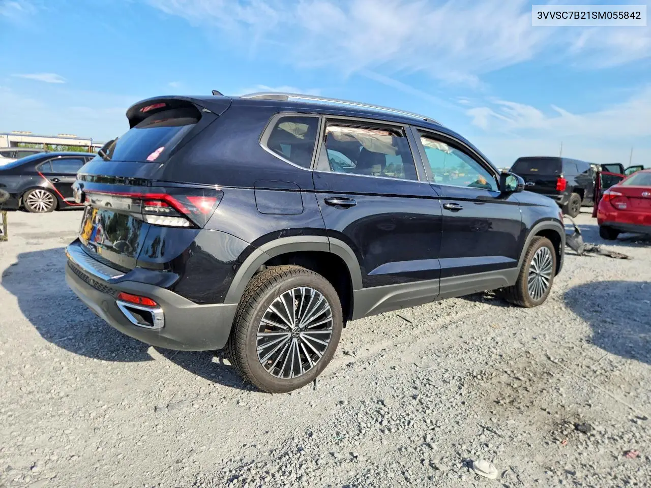 2025 Volkswagen Taos Se VIN: 3VVSC7B21SM055842 Lot: 57922676