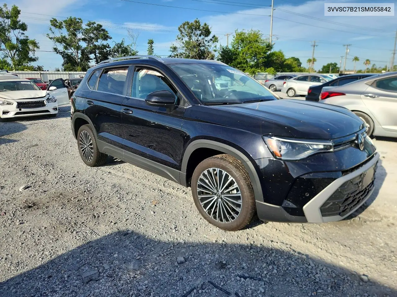 2025 Volkswagen Taos Se VIN: 3VVSC7B21SM055842 Lot: 57922676