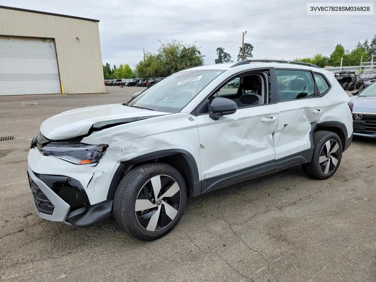 2025 Volkswagen Taos S VIN: 3VV8C7B28SM036828 Lot: 58408656