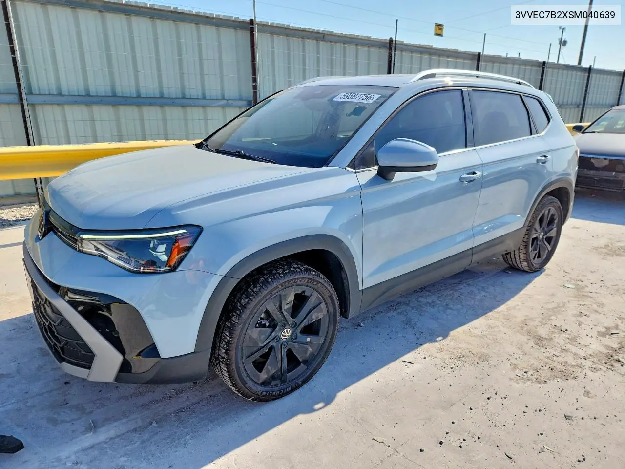 2025 Volkswagen Taos Se VIN: 3VVEC7B2XSM040639 Lot: 59587756