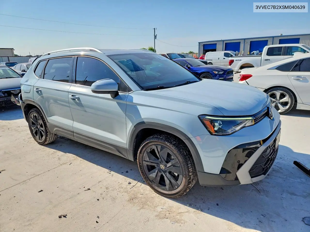 2025 Volkswagen Taos Se VIN: 3VVEC7B2XSM040639 Lot: 59587756