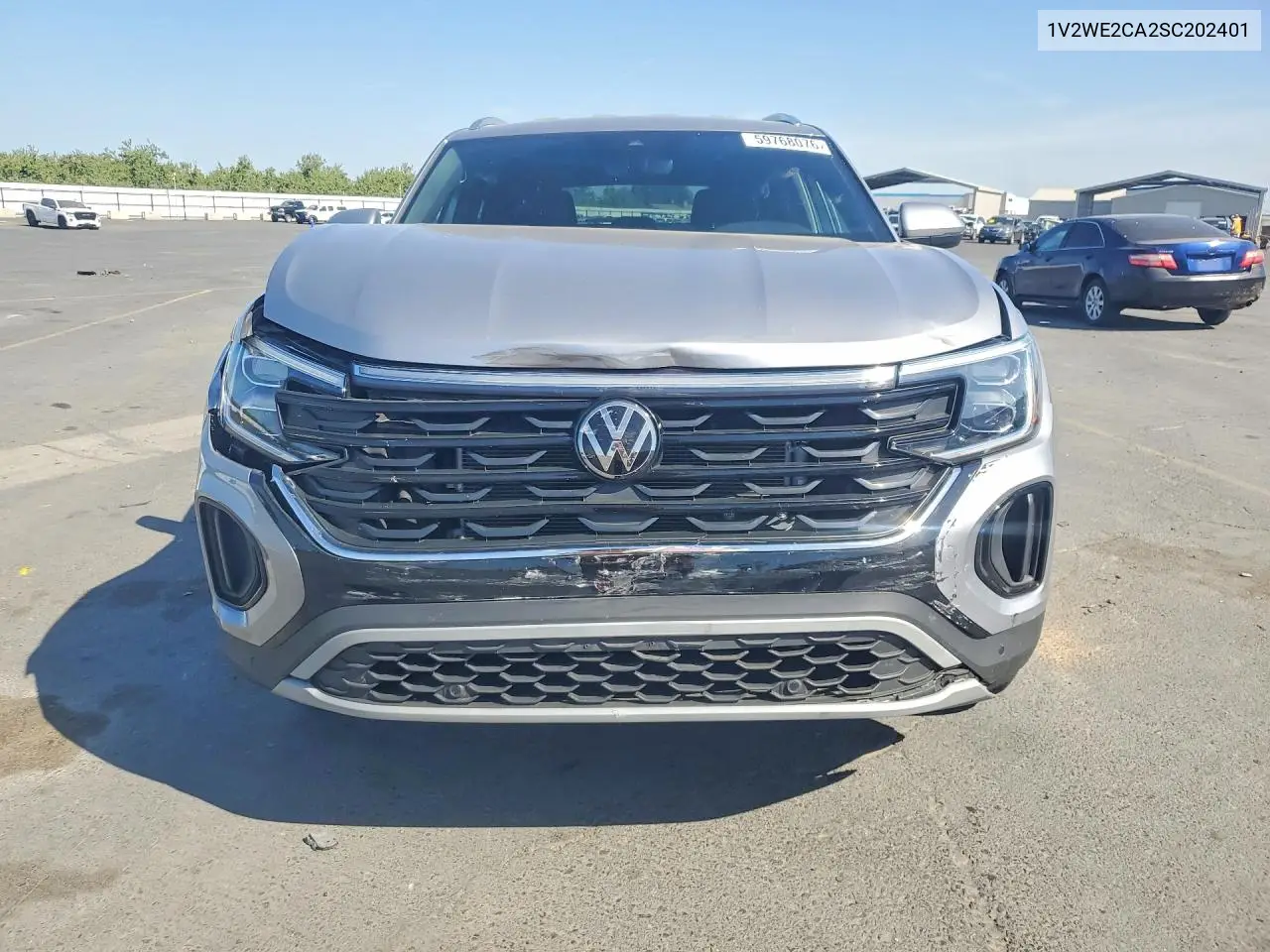 2025 Volkswagen Atlas Cross Sport Se VIN: 1V2WE2CA2SC202401 Lot: 59768076