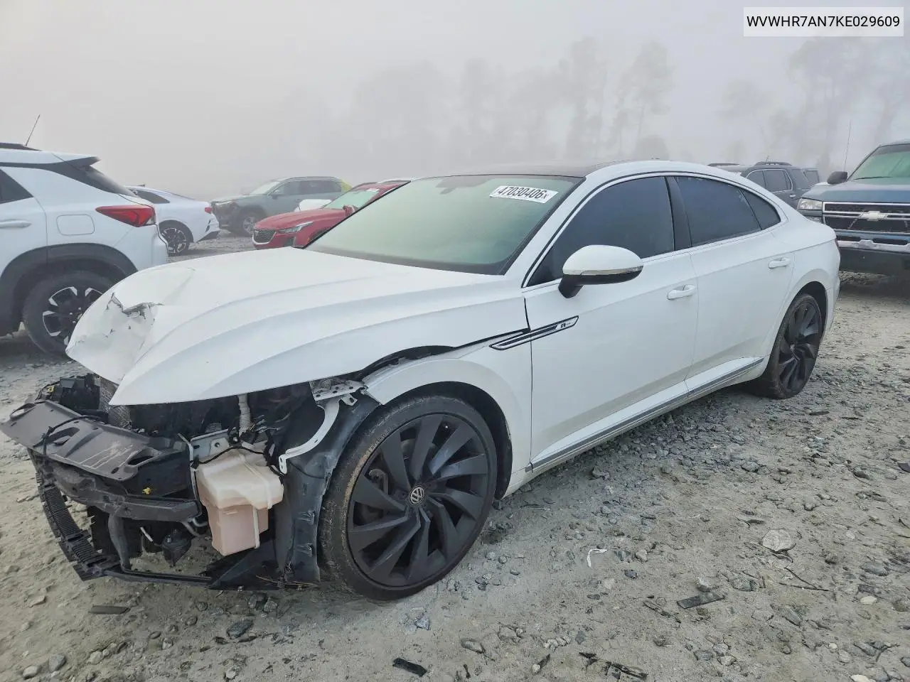 2019 Volkswagen Arteon Sel VIN: WVWHR7AN7KE029609 Lot: 47030406