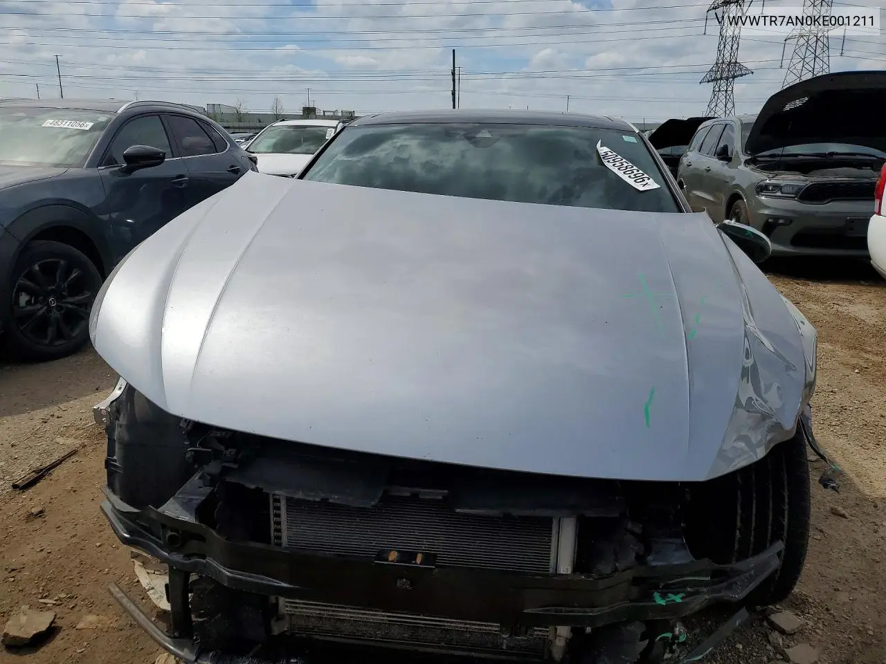 2019 Volkswagen Arteon Sel Premium VIN: WVWTR7AN0KE001211 Lot: 50958696