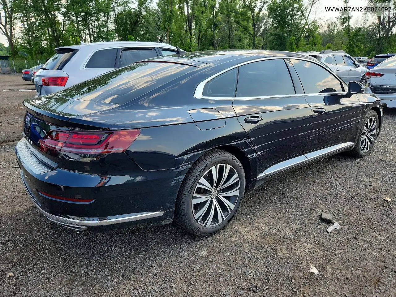 2019 Volkswagen Arteon Se VIN: WVWAR7AN2KE024092 Lot: 57517416
