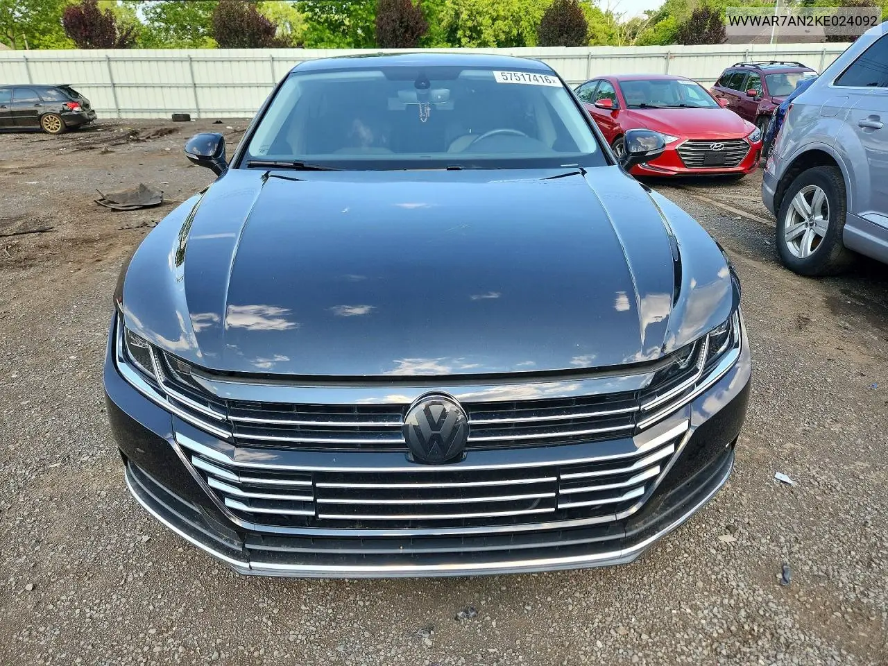 2019 Volkswagen Arteon Se VIN: WVWAR7AN2KE024092 Lot: 57517416