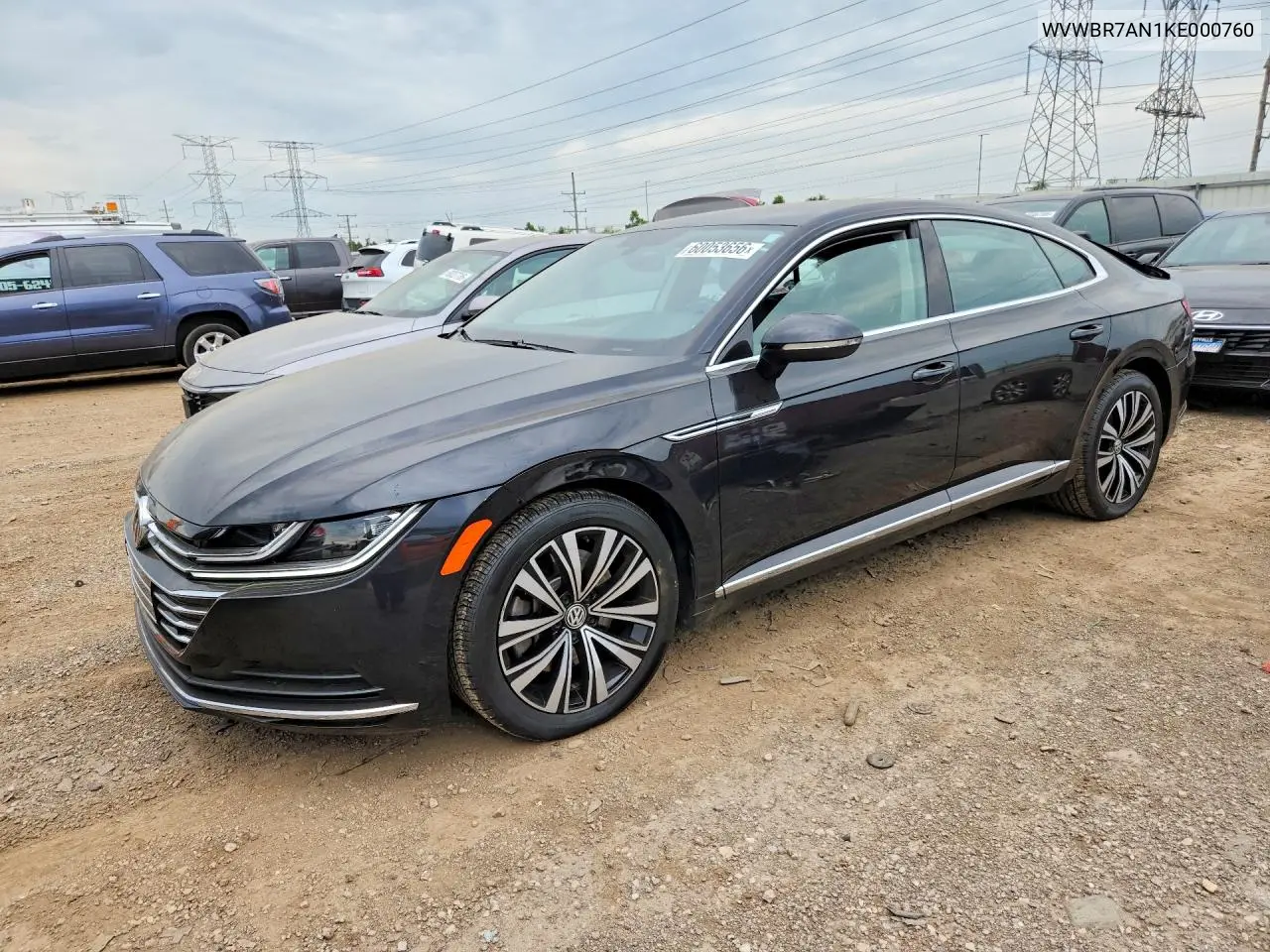 2019 Volkswagen Arteon Se VIN: WVWBR7AN1KE000760 Lot: 60053656