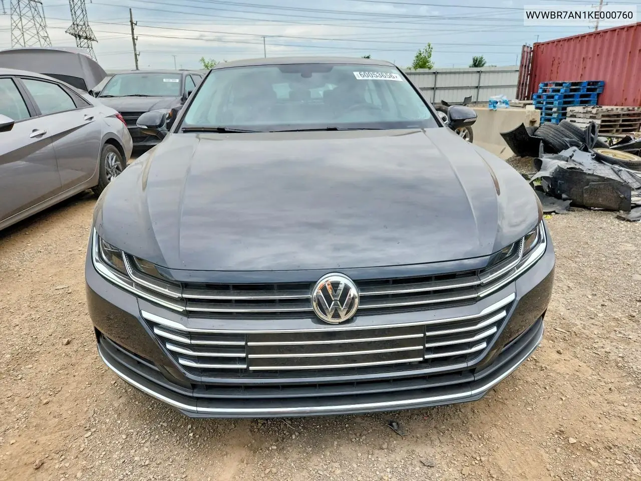2019 Volkswagen Arteon Se VIN: WVWBR7AN1KE000760 Lot: 60053656