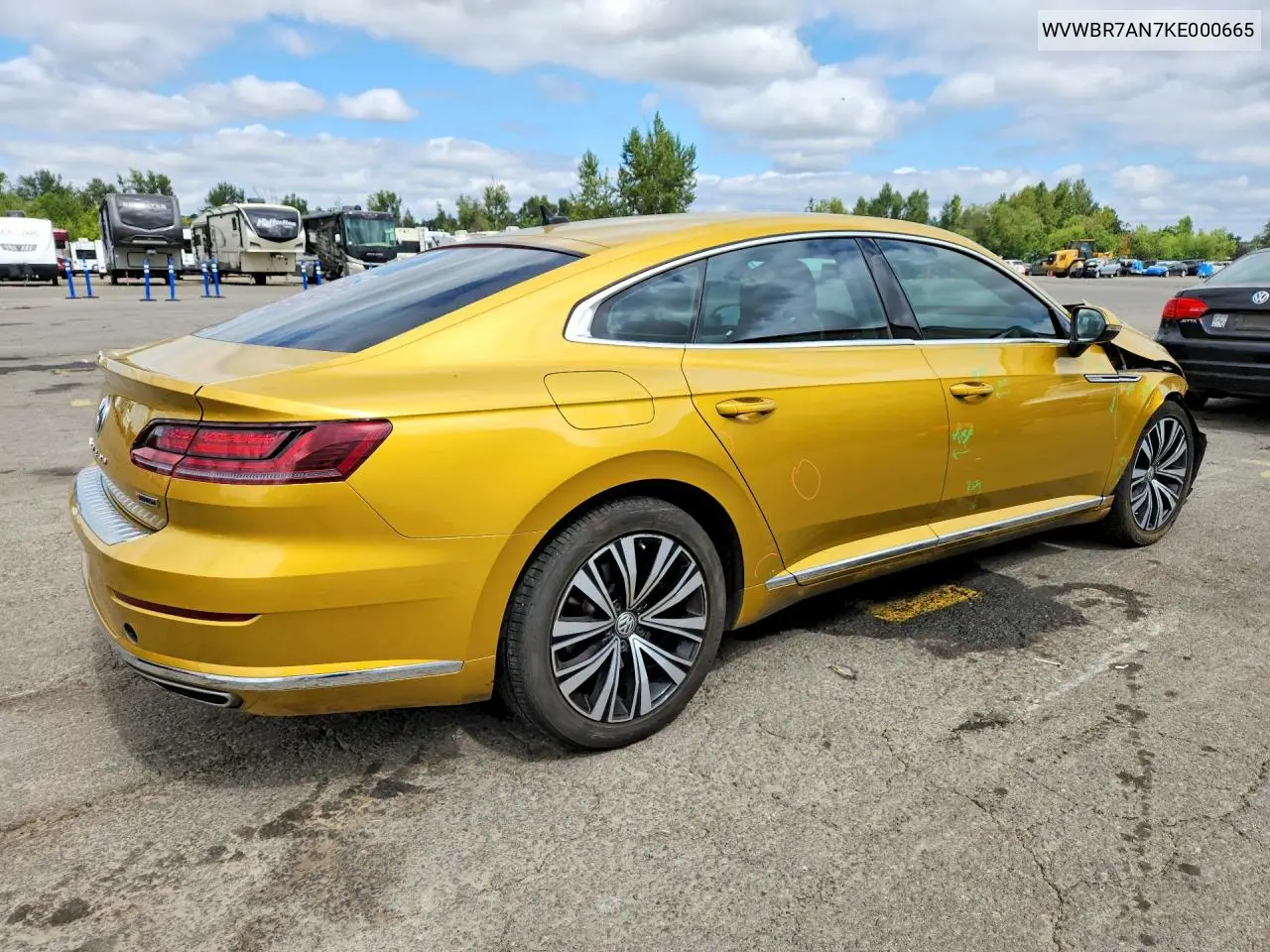 2019 Volkswagen Arteon Se VIN: WVWBR7AN7KE000665 Lot: 61580776