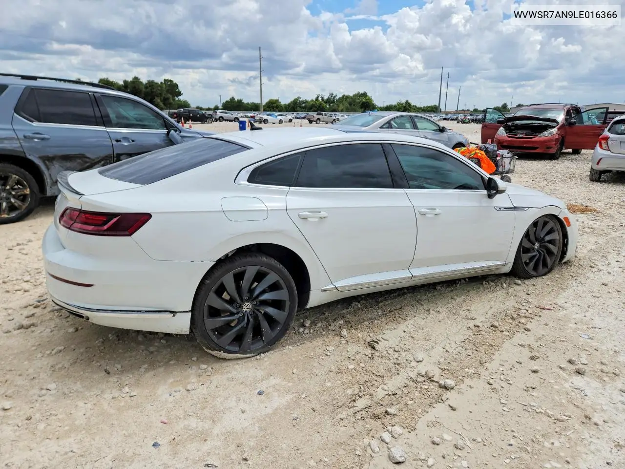 2020 Volkswagen Arteon Sel R-Line VIN: WVWSR7AN9LE016366 Lot: 60862616