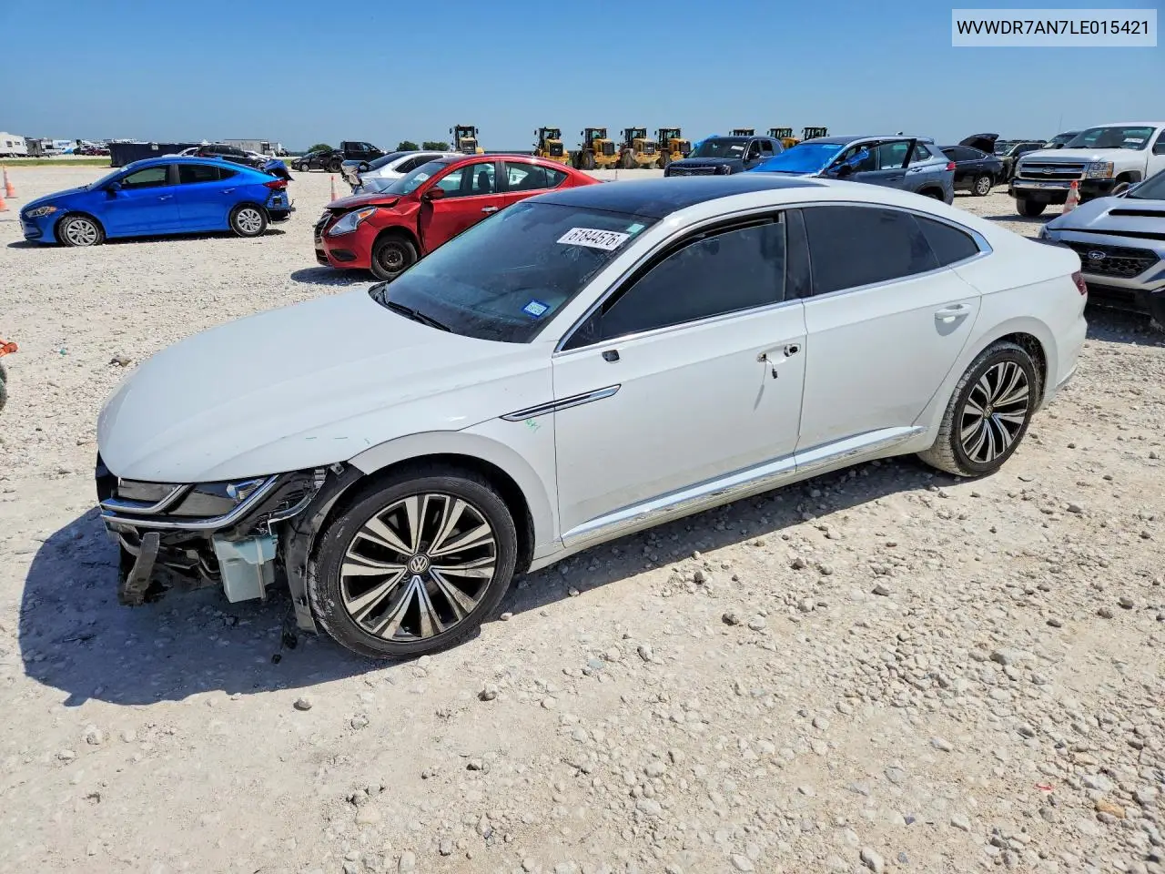 2020 Volkswagen Arteon Sel VIN: WVWDR7AN7LE015421 Lot: 61844576