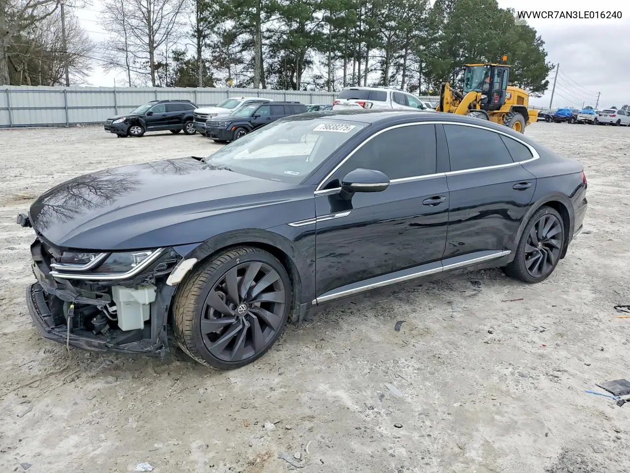 2020 Volkswagen Arteon Sel VIN: WVWCR7AN3LE016240 Lot: 79838275