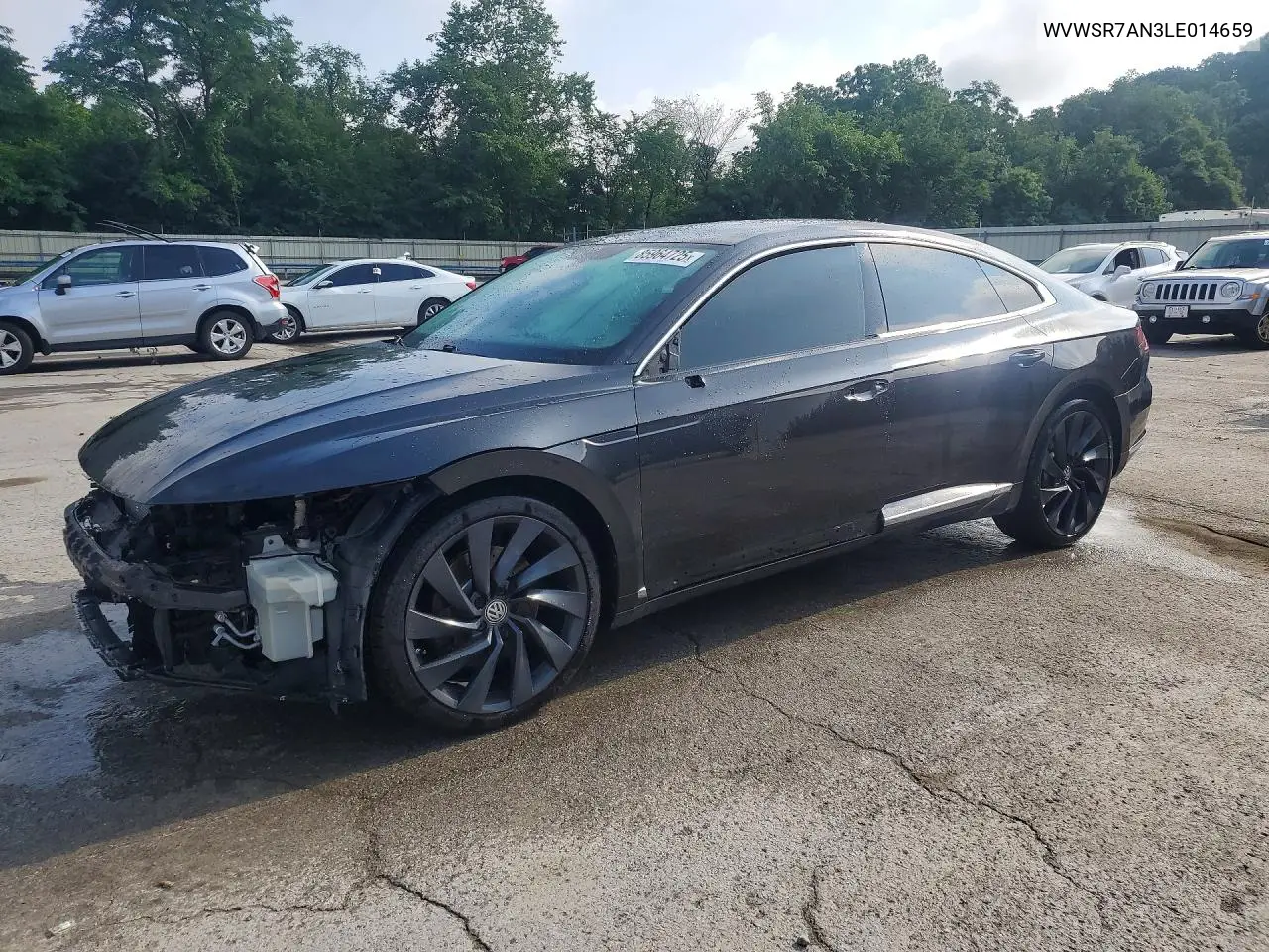 2020 Volkswagen Arteon Sel R-Line VIN: WVWSR7AN3LE014659 Lot: 85964725