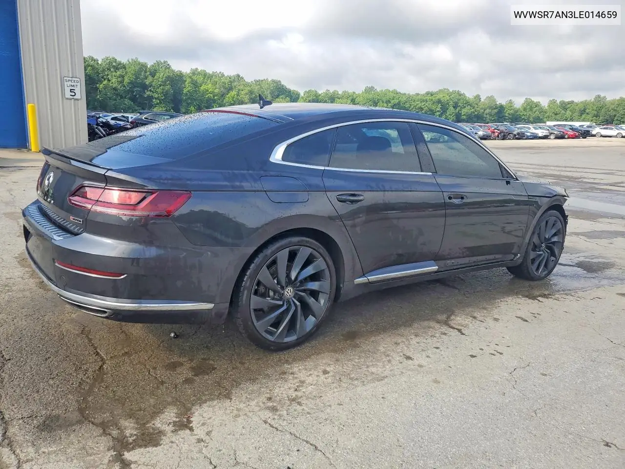 2020 Volkswagen Arteon Sel R-Line VIN: WVWSR7AN3LE014659 Lot: 85964725